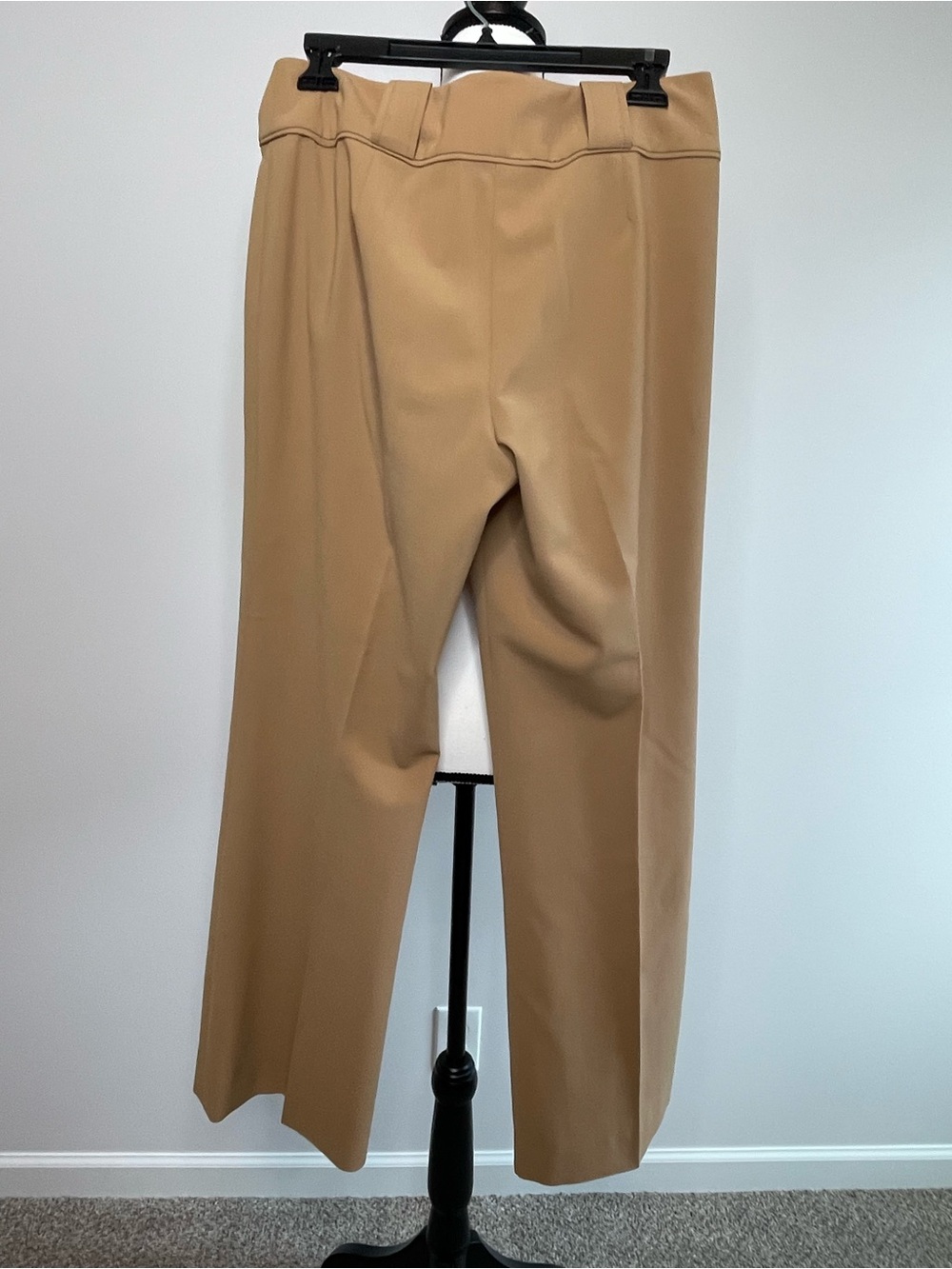 Etcetera Camel color dress pants in a size 6 career office business modest flare - Picture 12 of 12